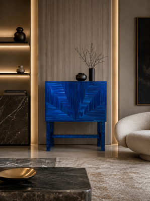 Azul Marquetry Drinks Cabinet